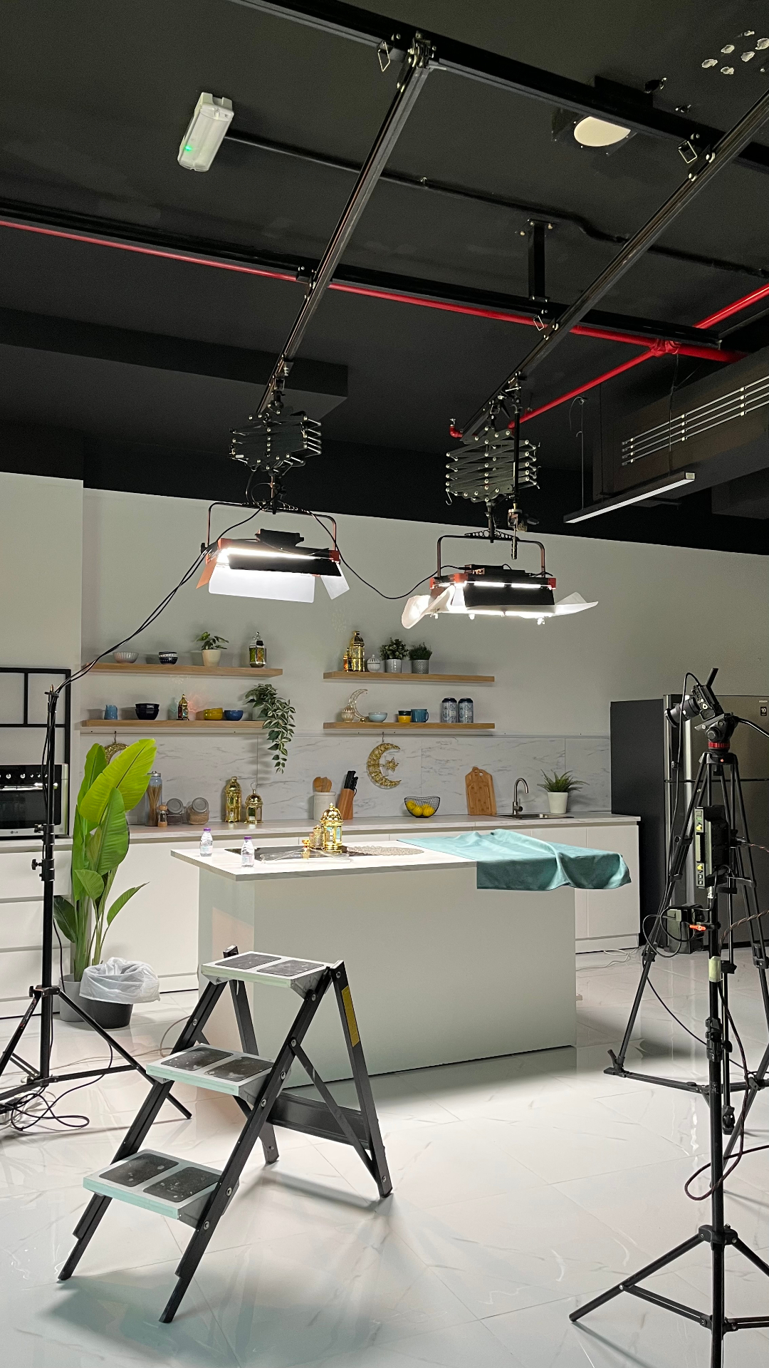 Union Coop shoot setup at the studio